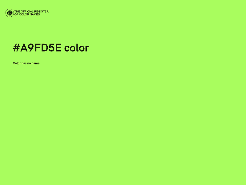 #A9FD5E color image