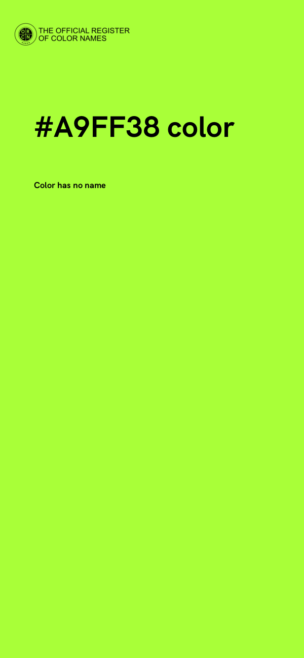 #A9FF38 color image