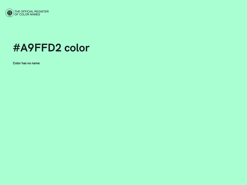 #A9FFD2 color image