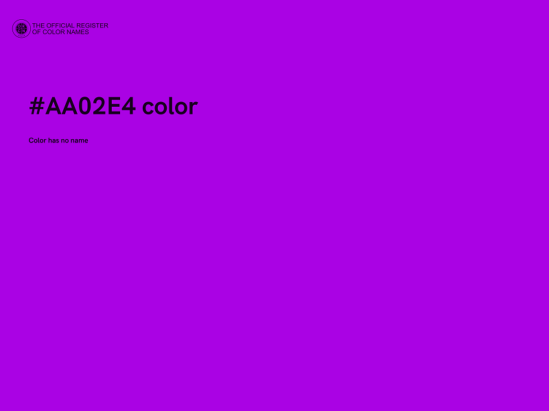 #AA02E4 color image