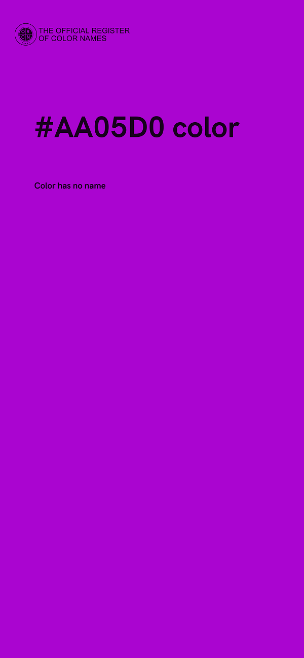 #AA05D0 color image