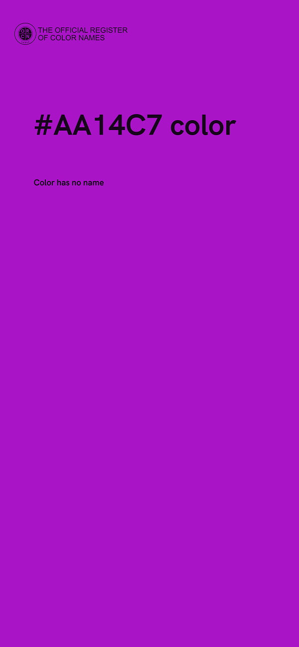 #AA14C7 color image