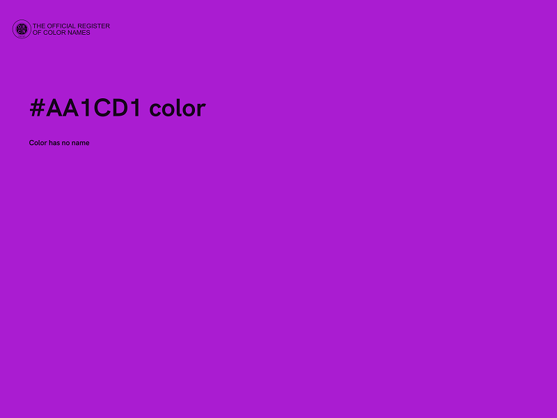 #AA1CD1 color image