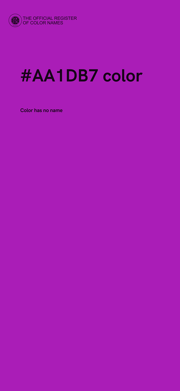 #AA1DB7 color image