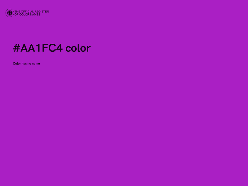 #AA1FC4 color image