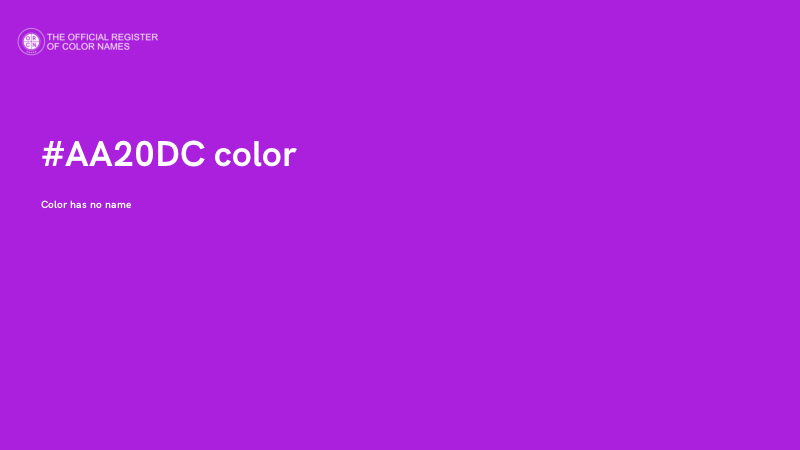 #AA20DC color image