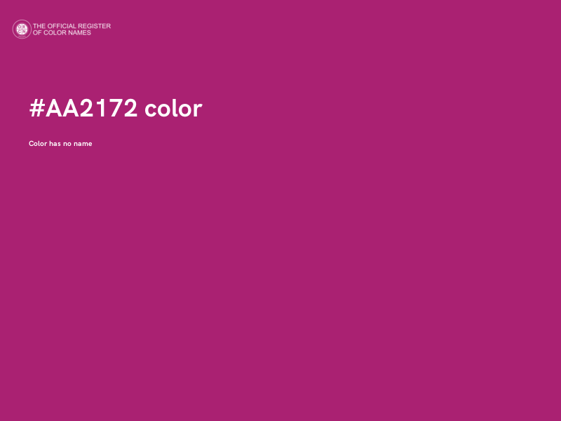 #AA2172 color image