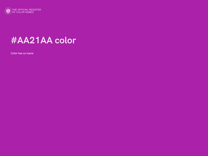 #AA21AA color image