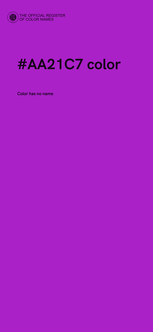 #AA21C7 color image