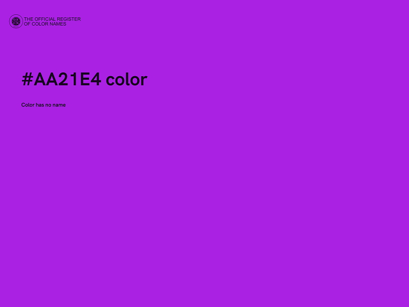 #AA21E4 color image