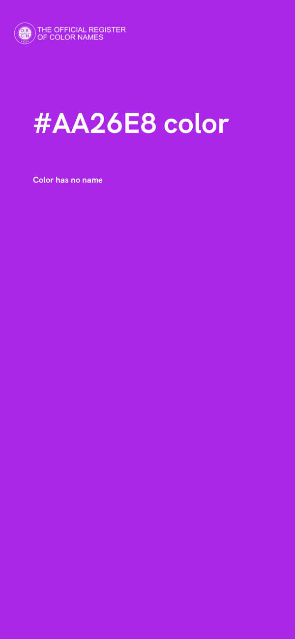 #AA26E8 color image