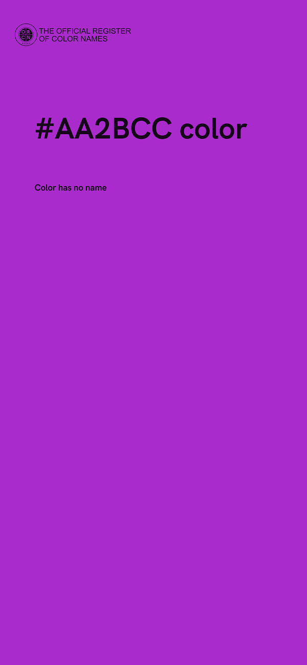 #AA2BCC color image