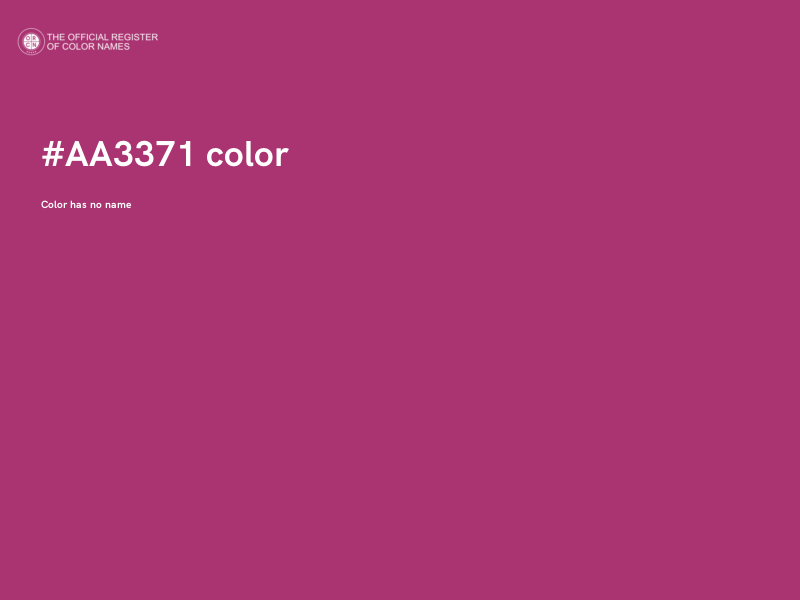 #AA3371 color image