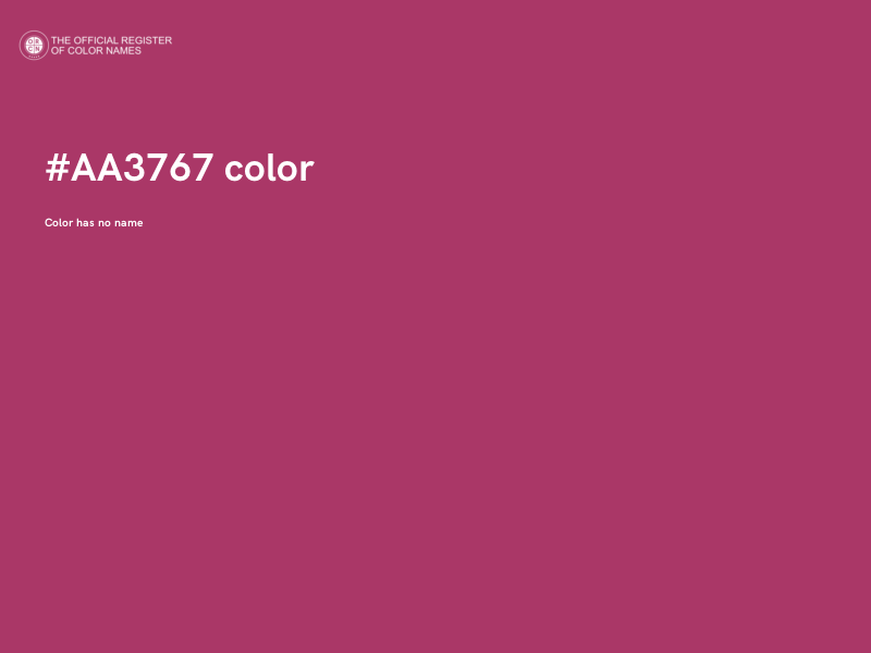 #AA3767 color image