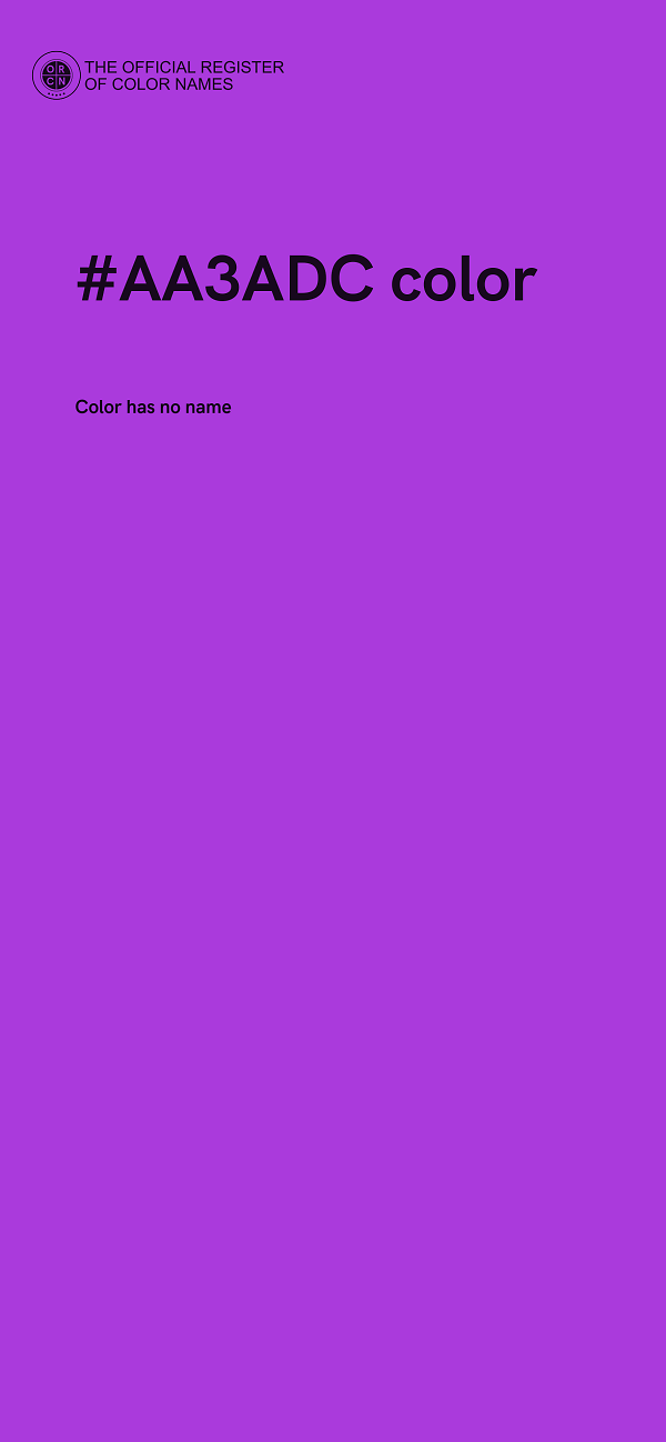 #AA3ADC color image