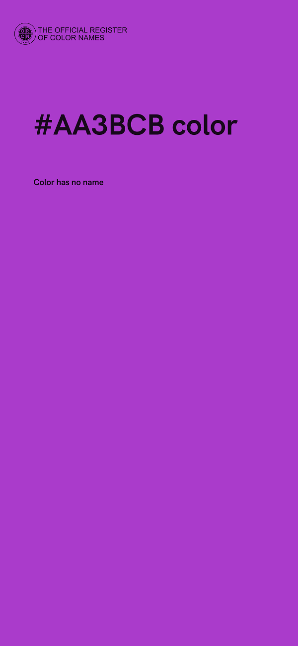 #AA3BCB color image