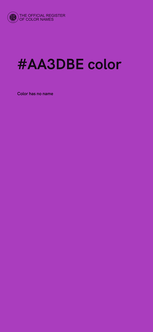 #AA3DBE color image
