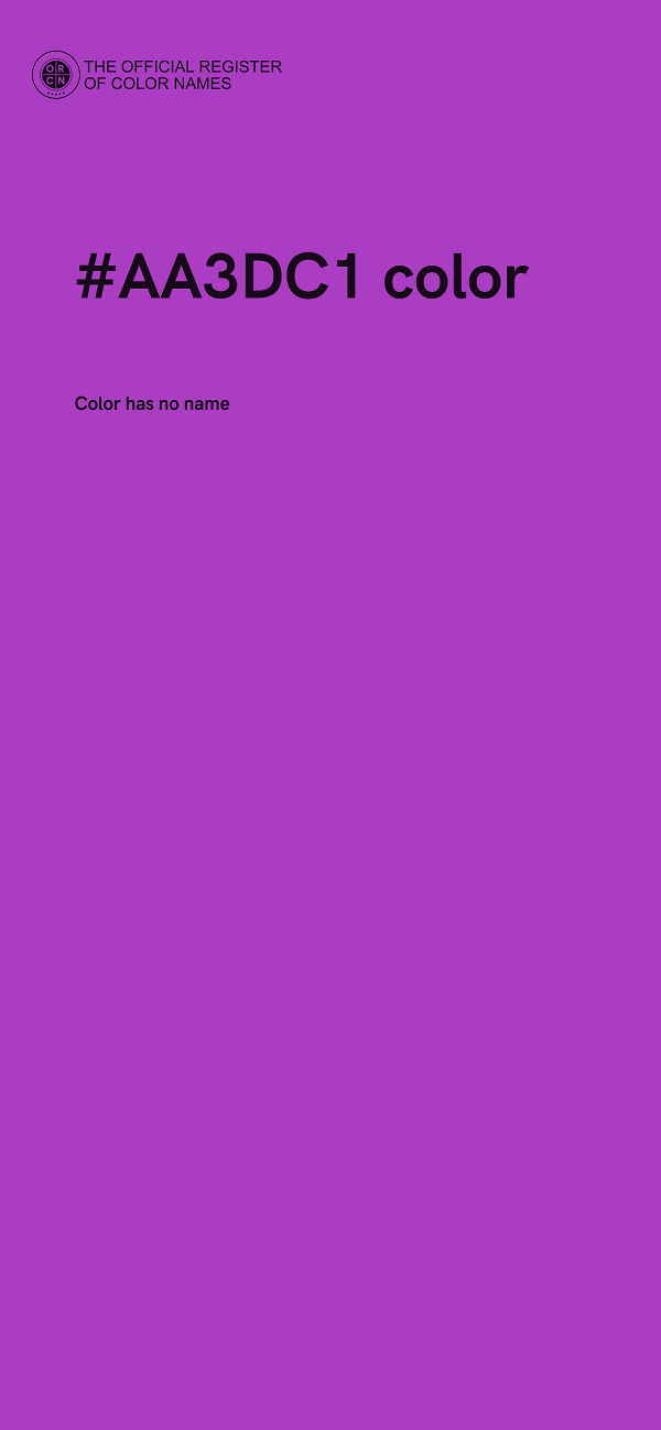 #AA3DC1 color image