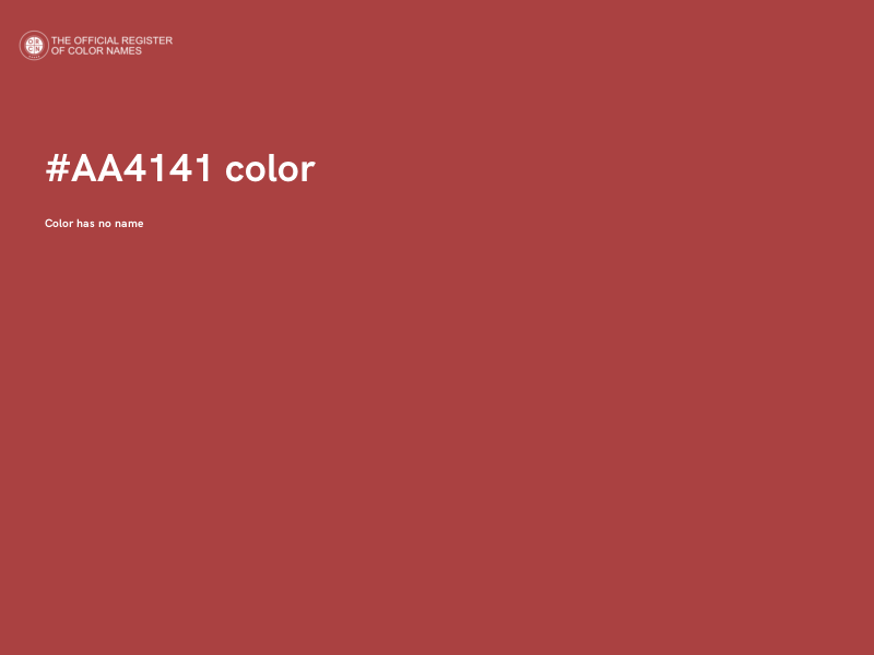#AA4141 color image