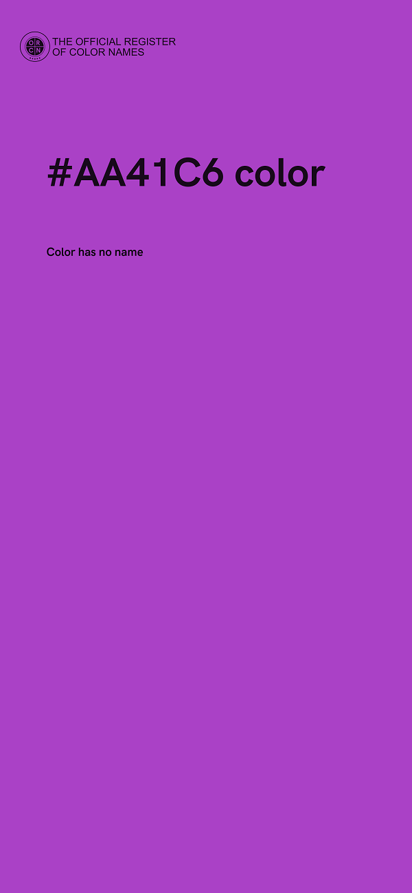 #AA41C6 color image