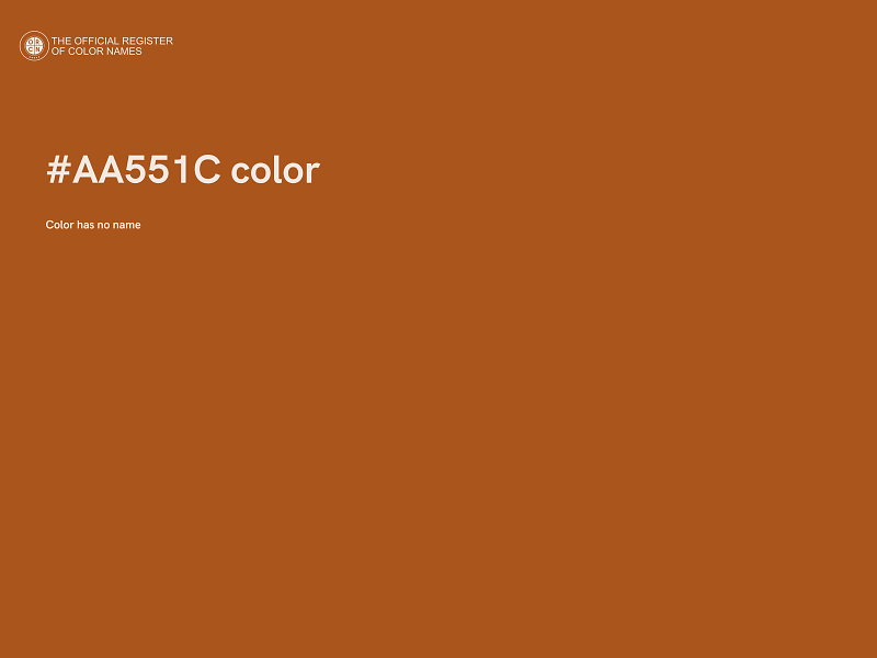 #AA551C color image