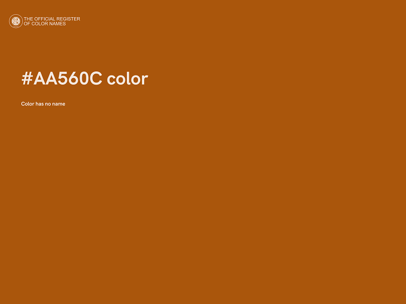 #AA560C color image