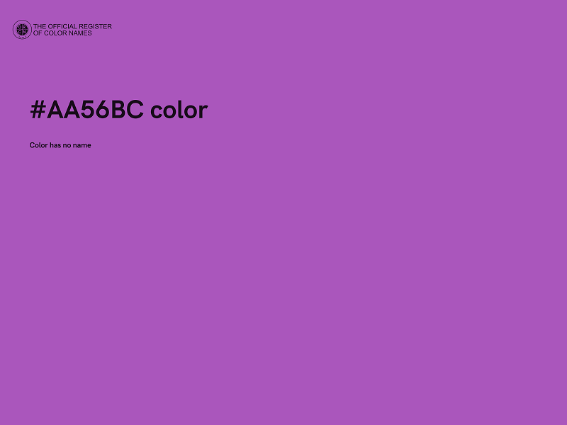 #AA56BC color image