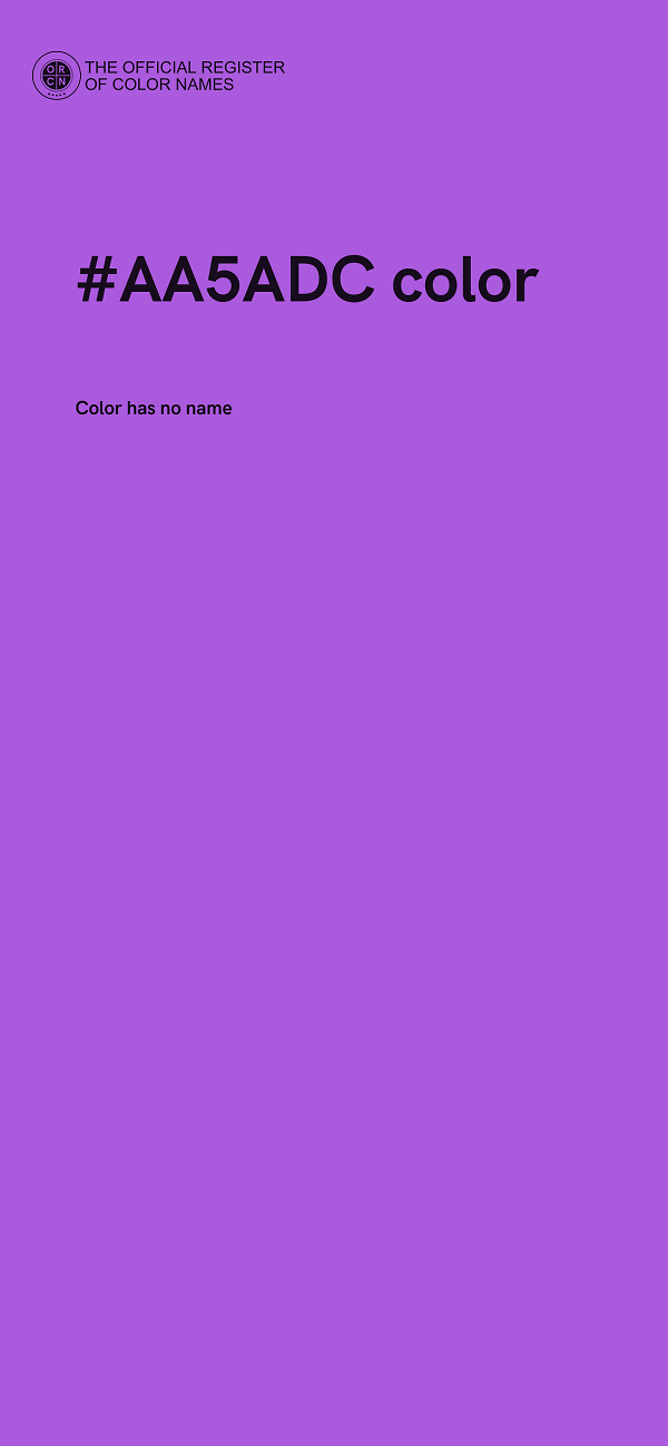 #AA5ADC color image