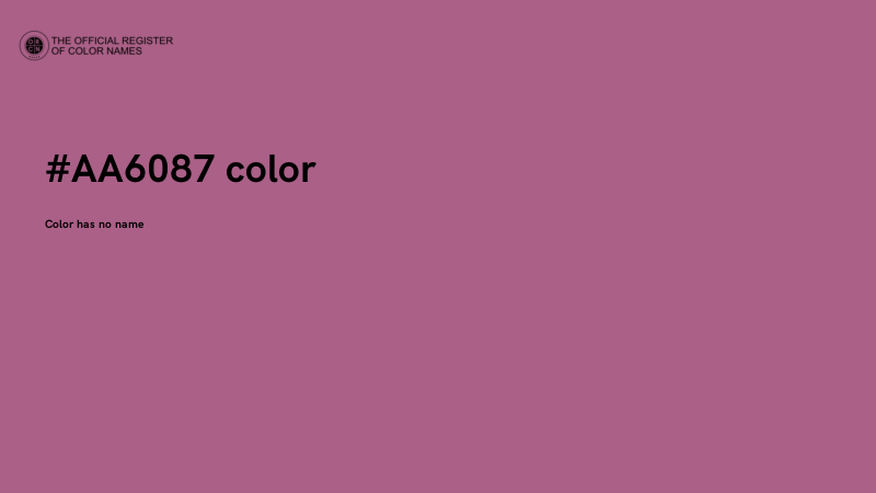 #AA6087 color image