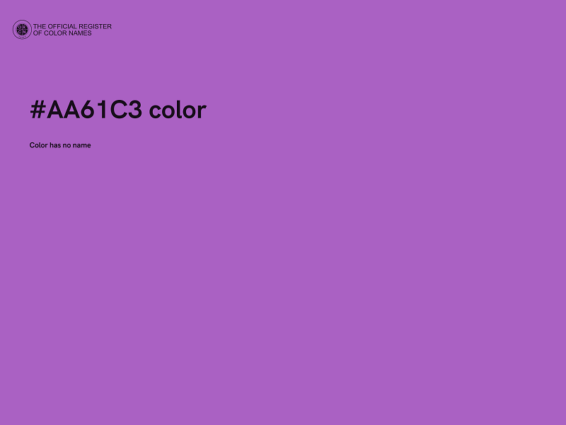 #AA61C3 color image