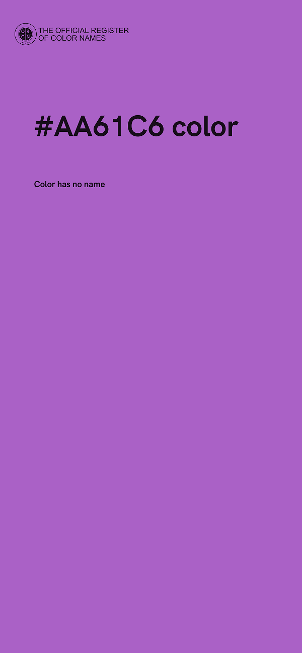 #AA61C6 color image