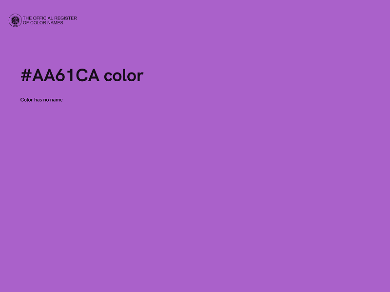 #AA61CA color image