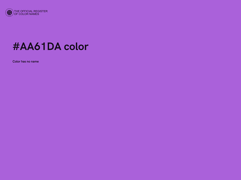 #AA61DA color image