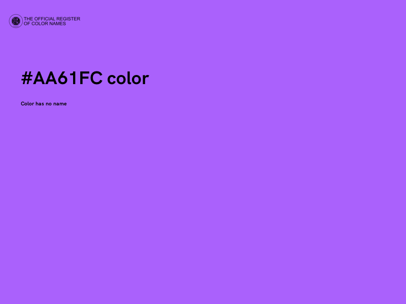 #AA61FC color image