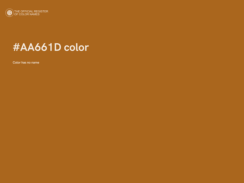 #AA661D color image