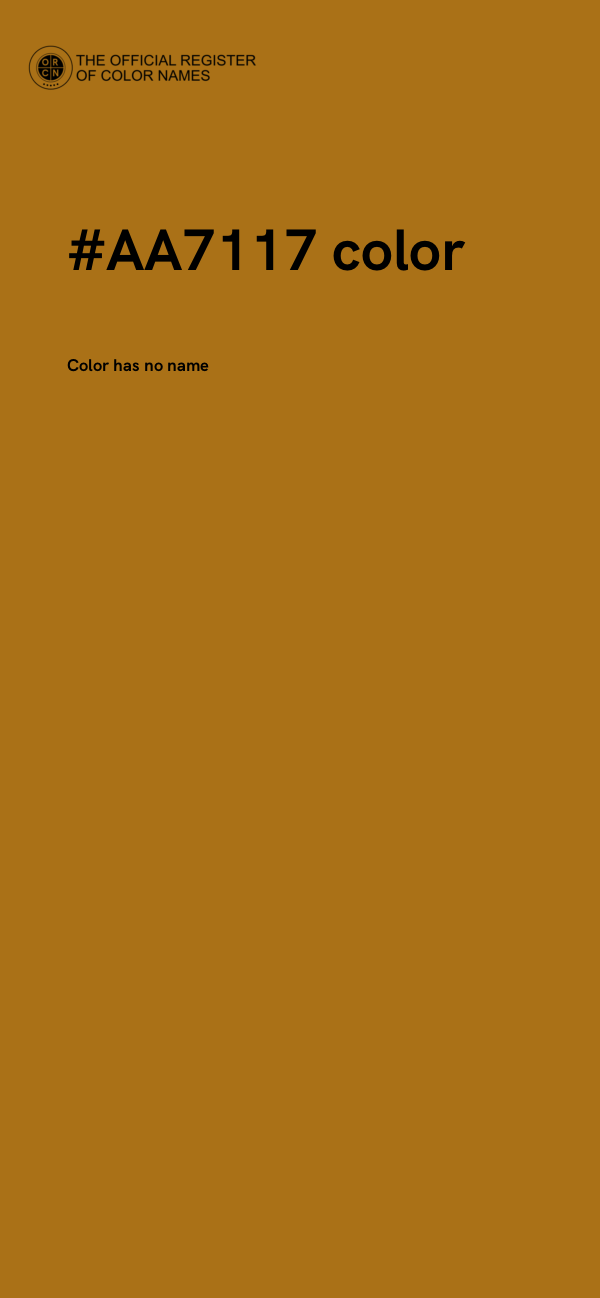#AA7117 color image