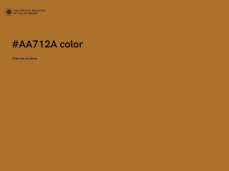 #AA712A color image