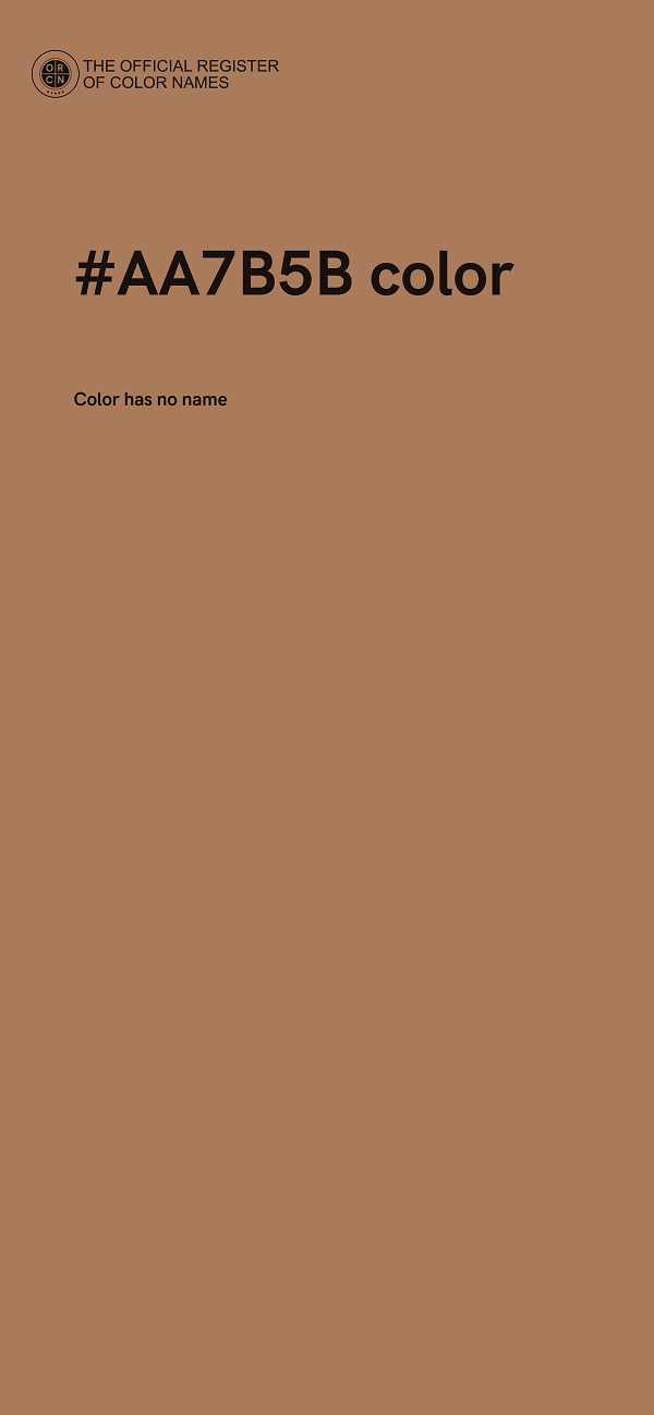#AA7B5B color image