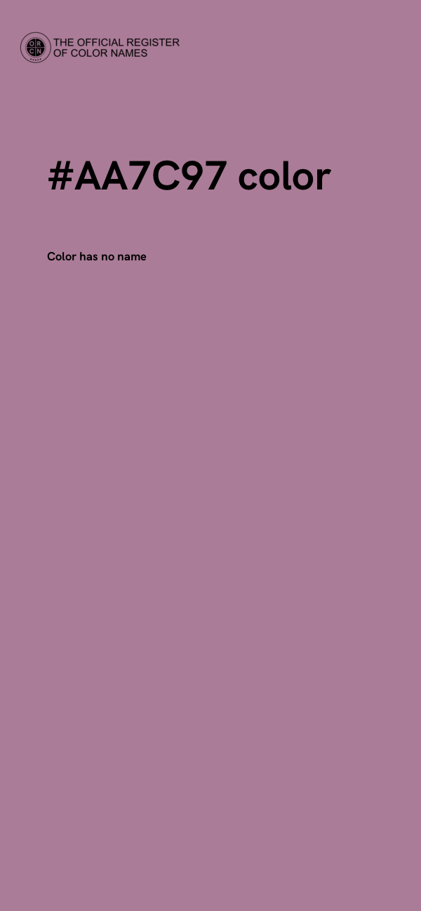 #AA7C97 color image