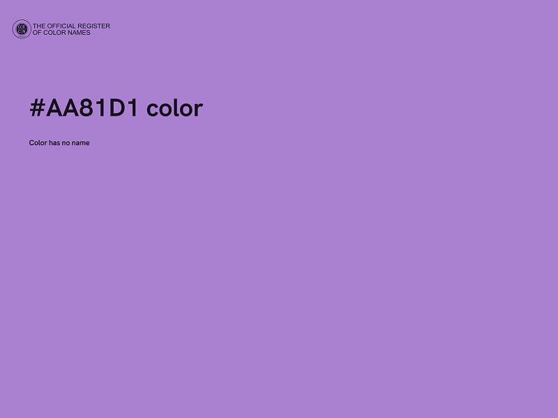 #AA81D1 color image