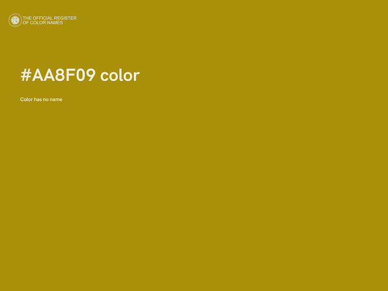 #AA8F09 color image