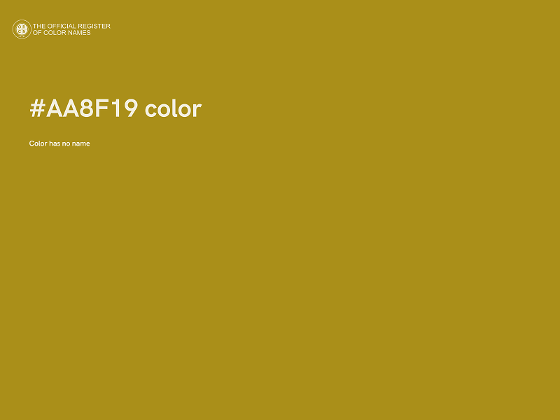 #AA8F19 color image