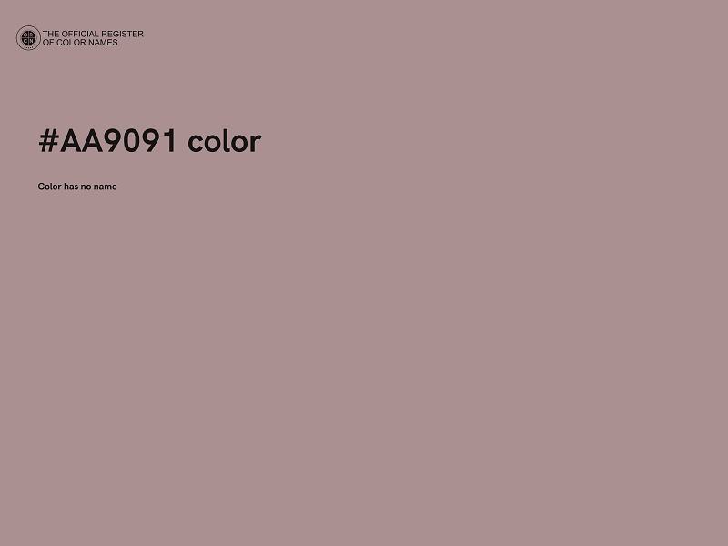 #AA9091 color image