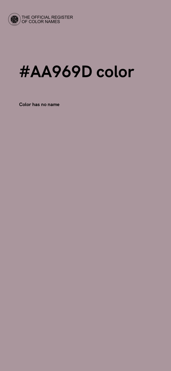 #AA969D color image