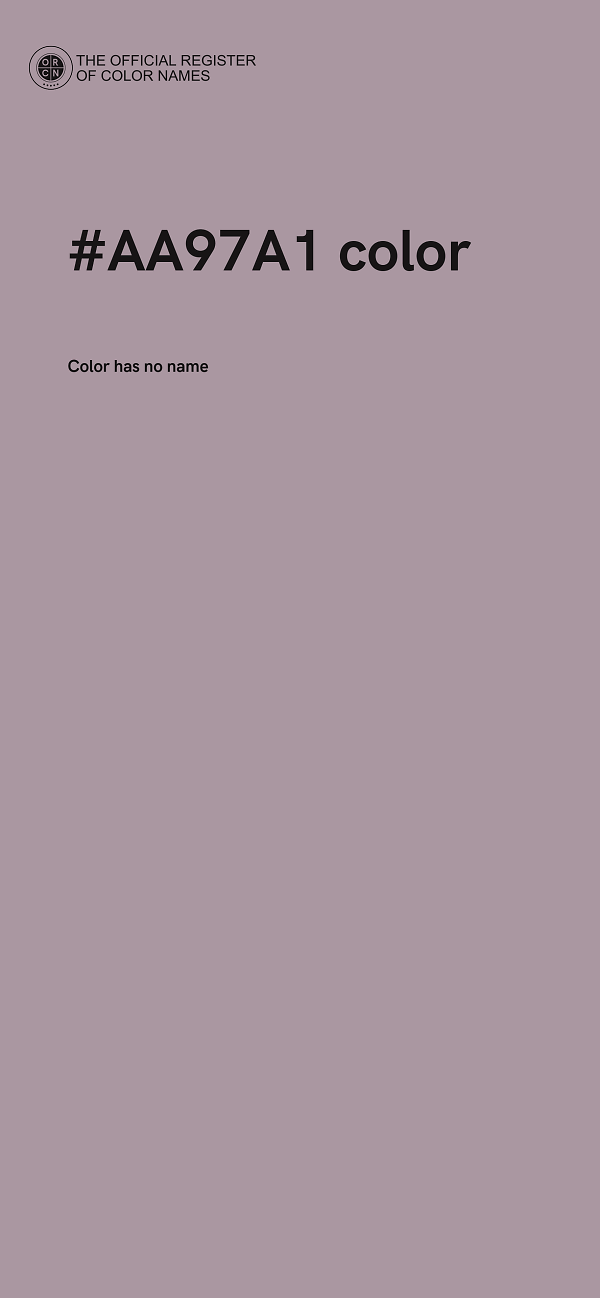 #AA97A1 color image