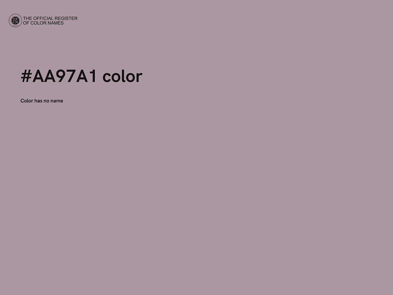#AA97A1 color image