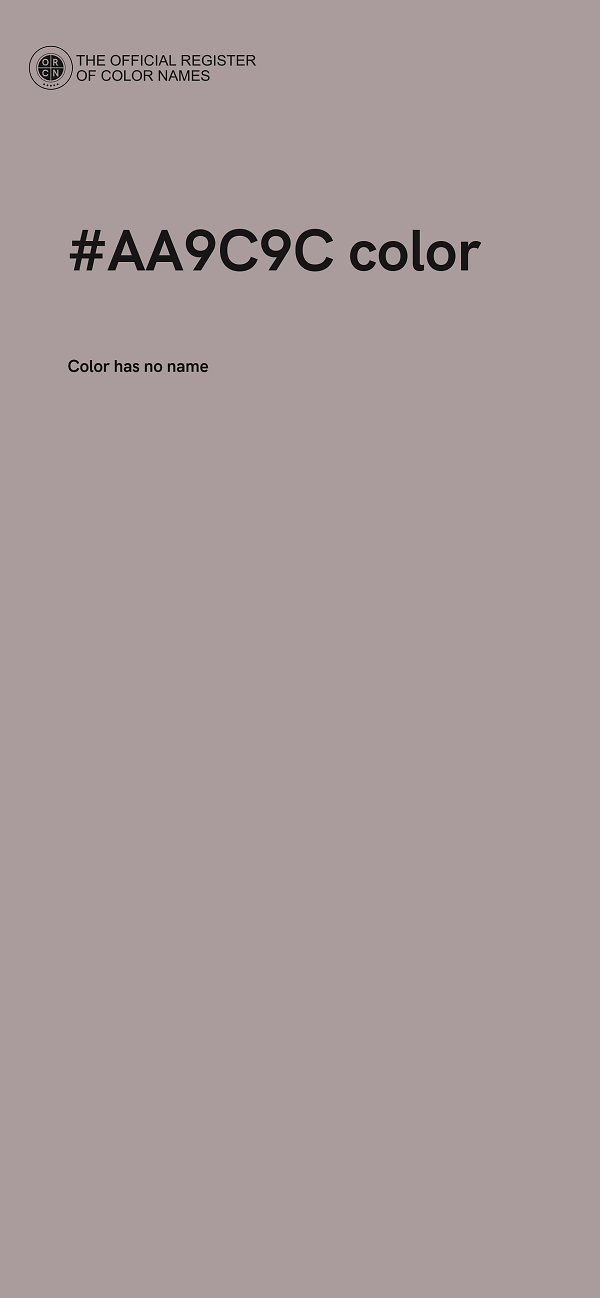 #AA9C9C color image