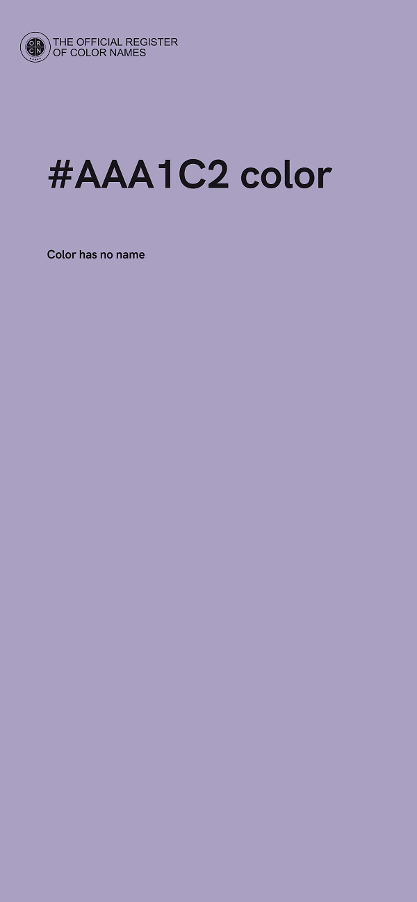 #AAA1C2 color image