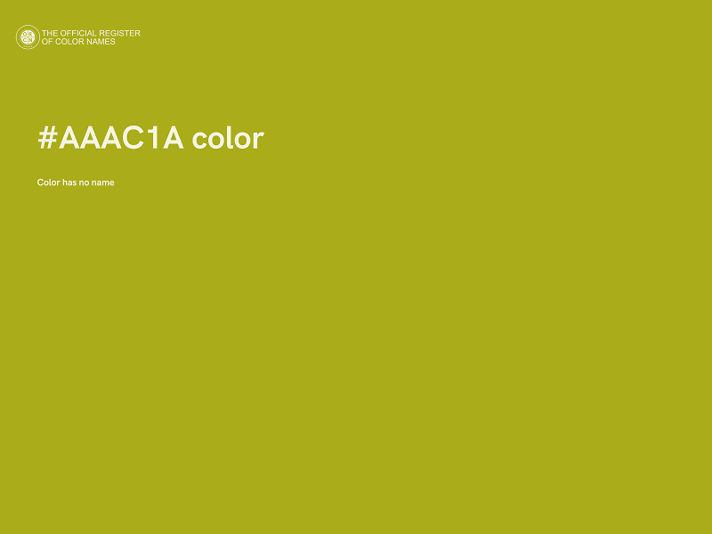 #AAAC1A color image