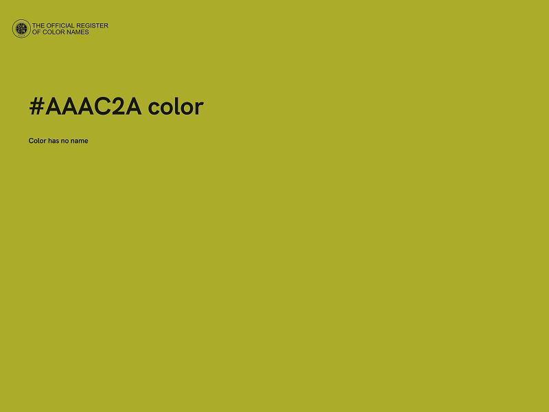 #AAAC2A color image